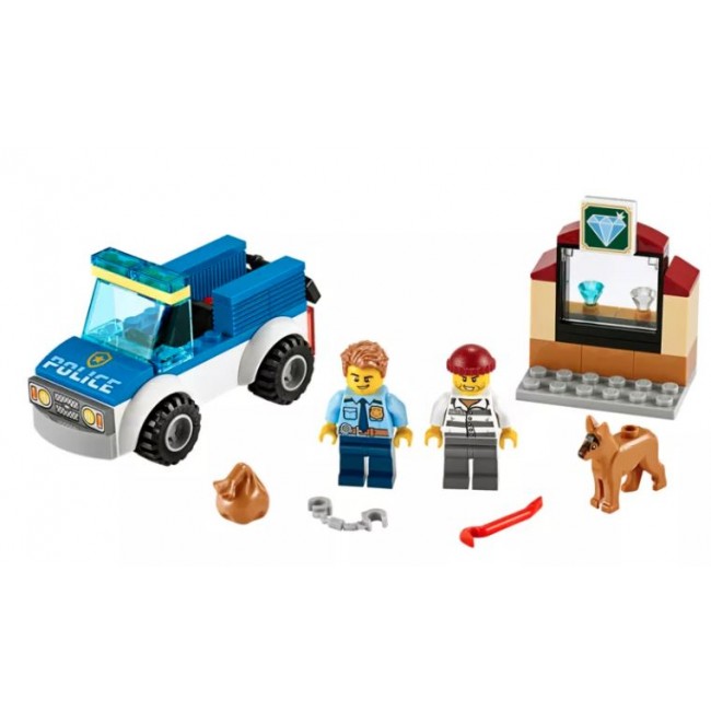 Конструктор lego city police 60241 полицейский отряд с собакой